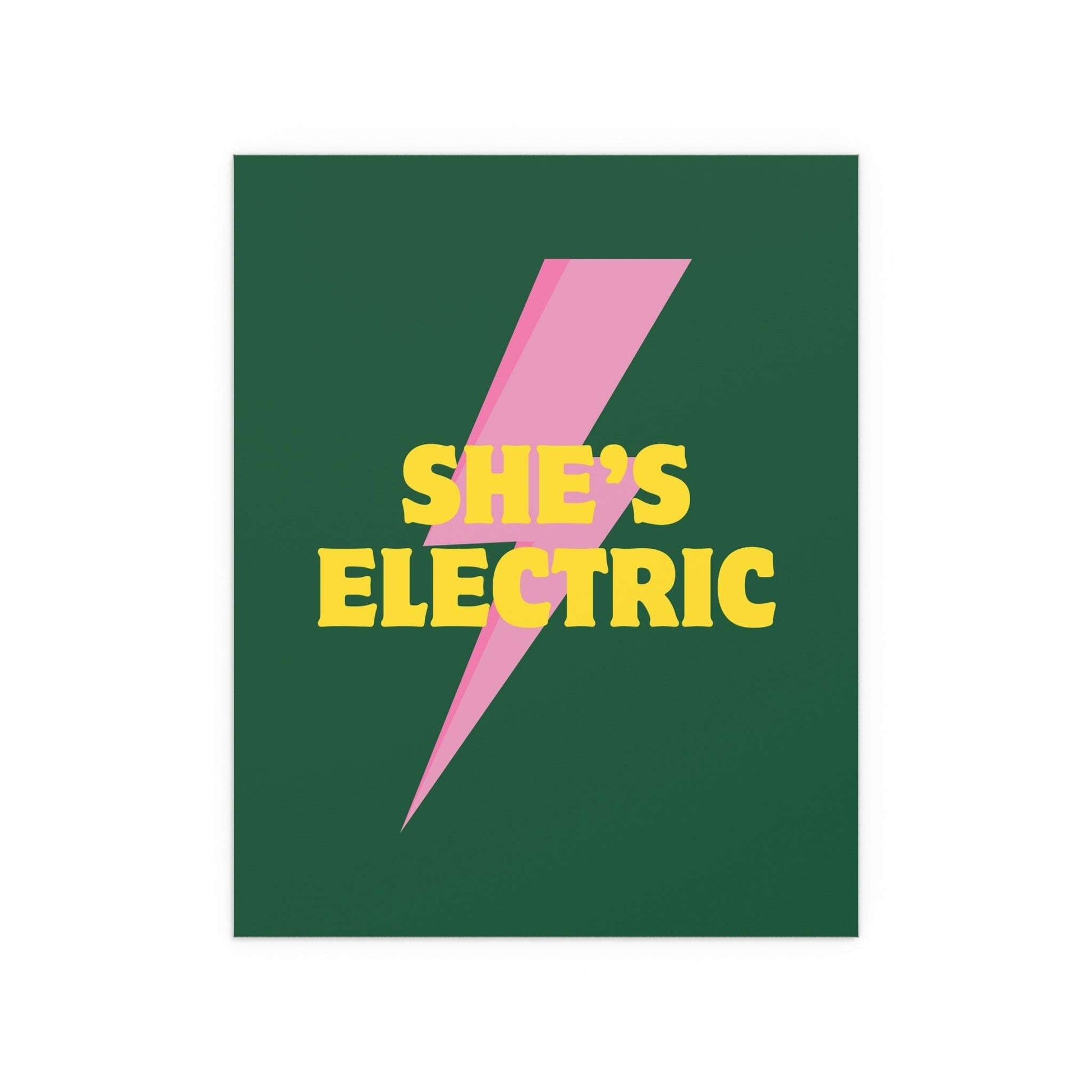 Oasis - She's Electric Glow On Prints