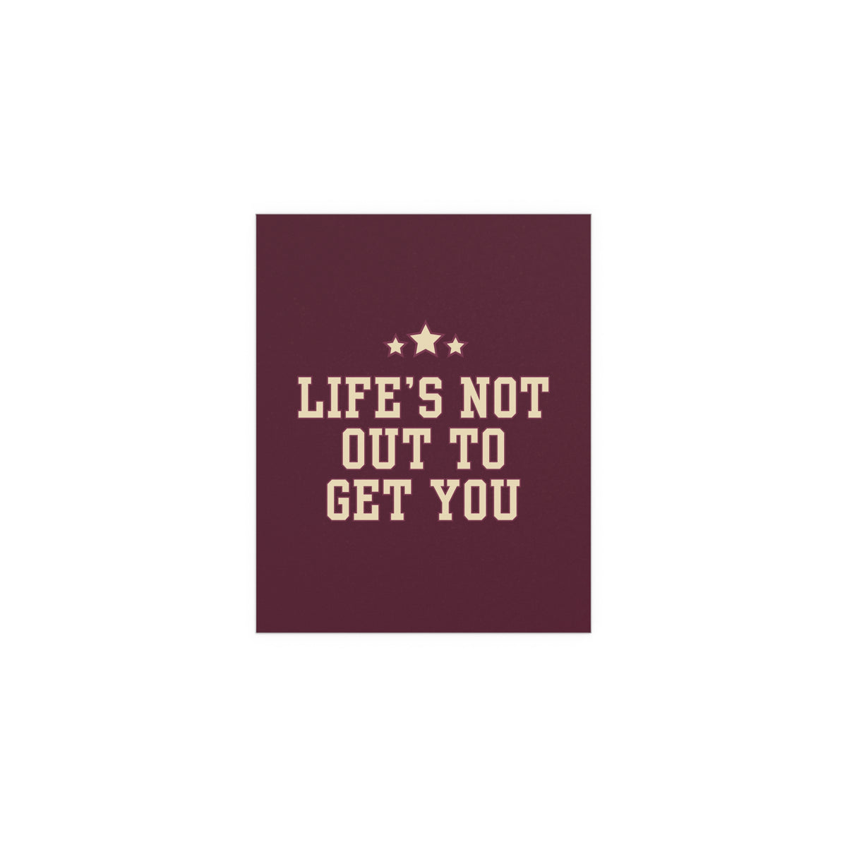 Neck Deep - Life's Not Out To Get You (Burgundy)