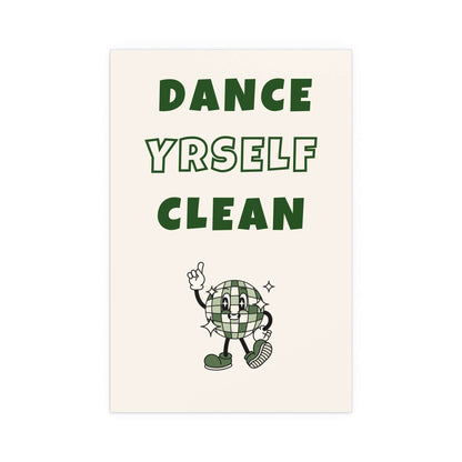 LCD Soundsystem - Dance Yrself Clean (Off-white + Green) Glow On Prints