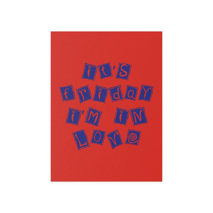 The Cure - Friday I'm In Love (Wish Album Colourway) Glow On Prints
