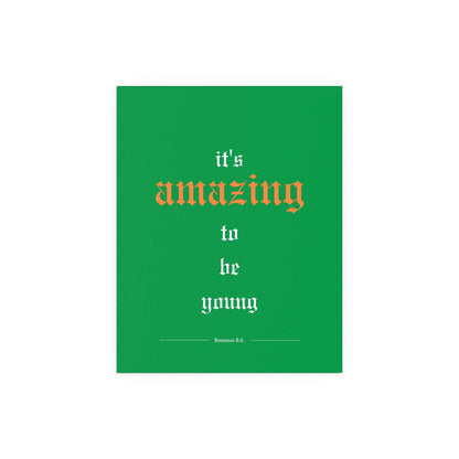 Fontaines DC - It's Amazing To Be Young (Tricolour) Glow On Prints