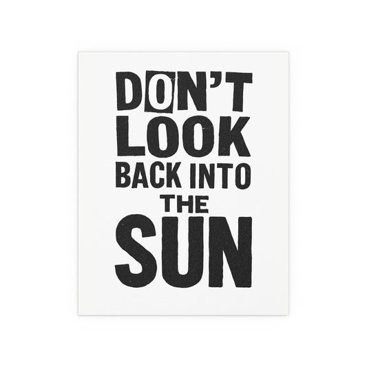 The Libertines - Don't Look Back Into The Sun - White & Black