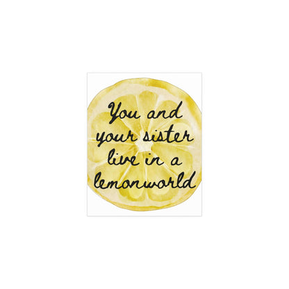The National - Lemonworld (Yellow) Glow On Prints