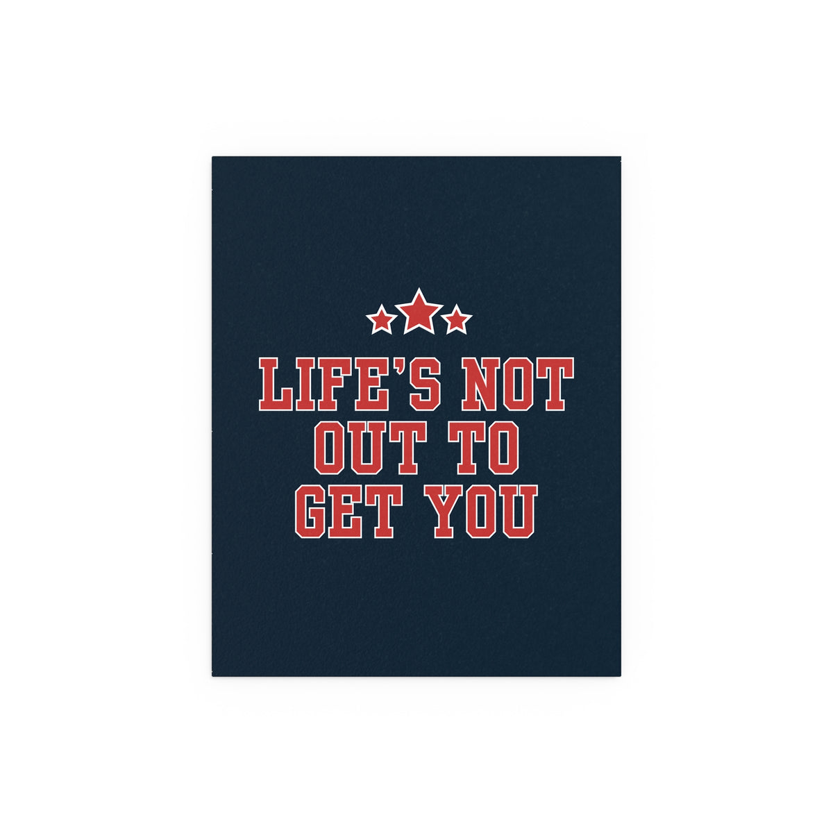 Neck Deep - Life's Not Out To Get You (Navy & Red)