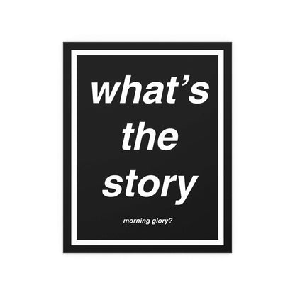Oasis - What's the Story Morning Glory Glow On Prints