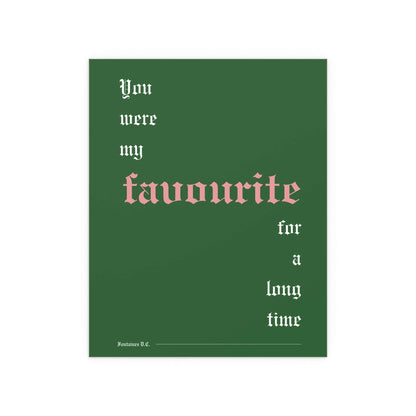 Fontaines DC - Favourite (Green) Glow On Prints