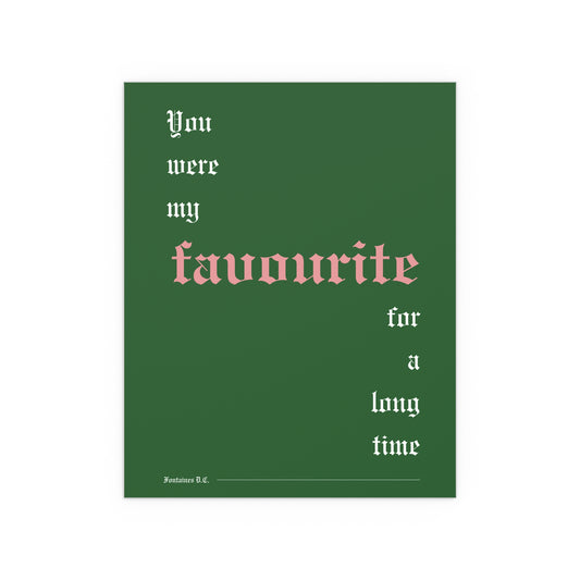 Fontaines DC - Favourite (Green)