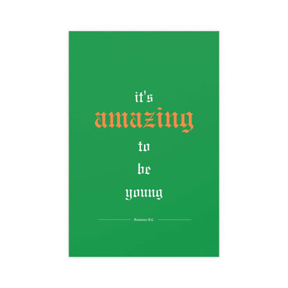 Fontaines DC - It's Amazing To Be Young (Tricolour) Glow On Prints