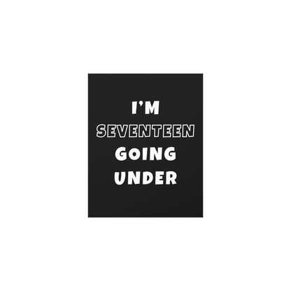 Sam Fender - Seventeen Going Under (Black + White) Glow On Prints