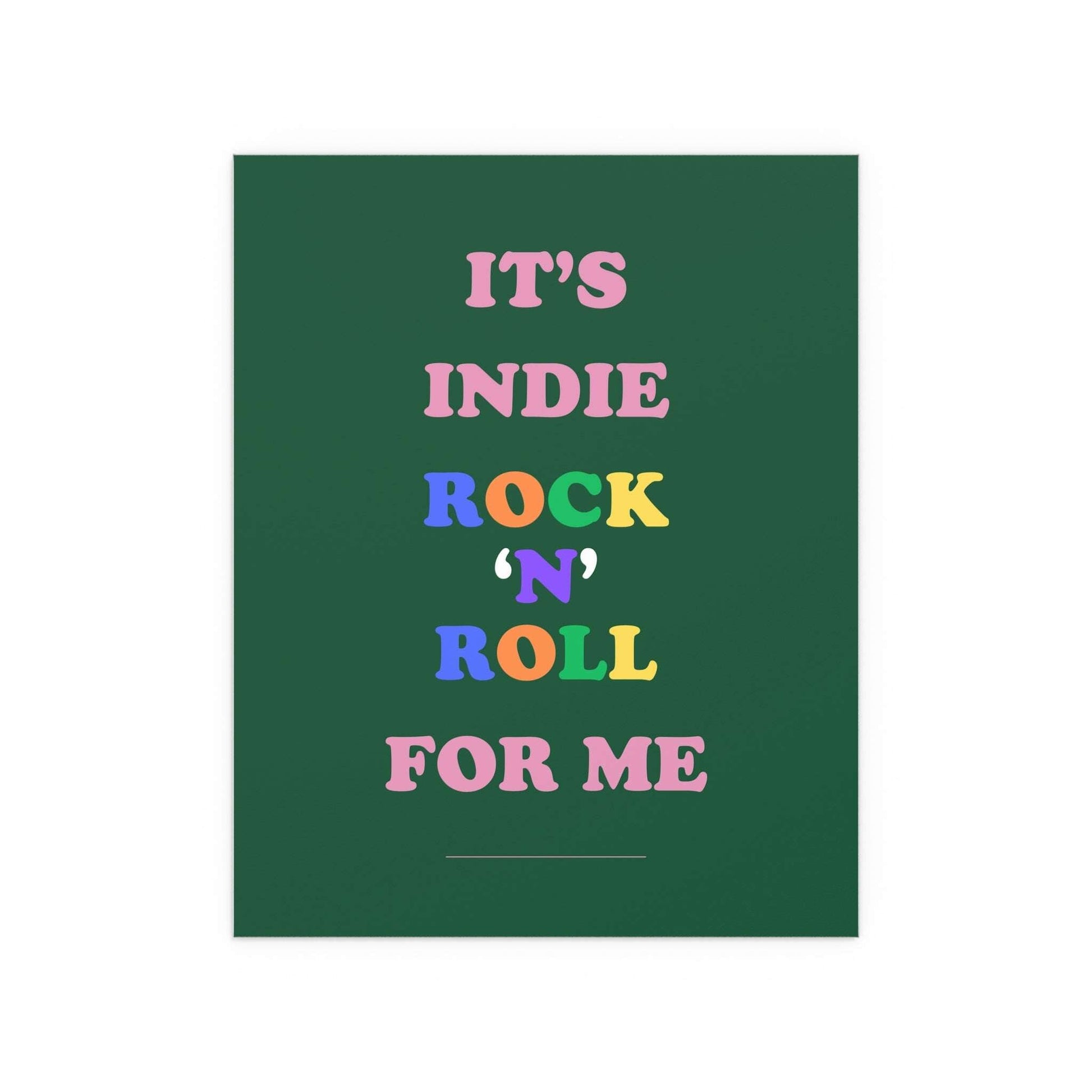 The Killers - Glamorous Indie Rock N Roll (Green) Glow On Prints