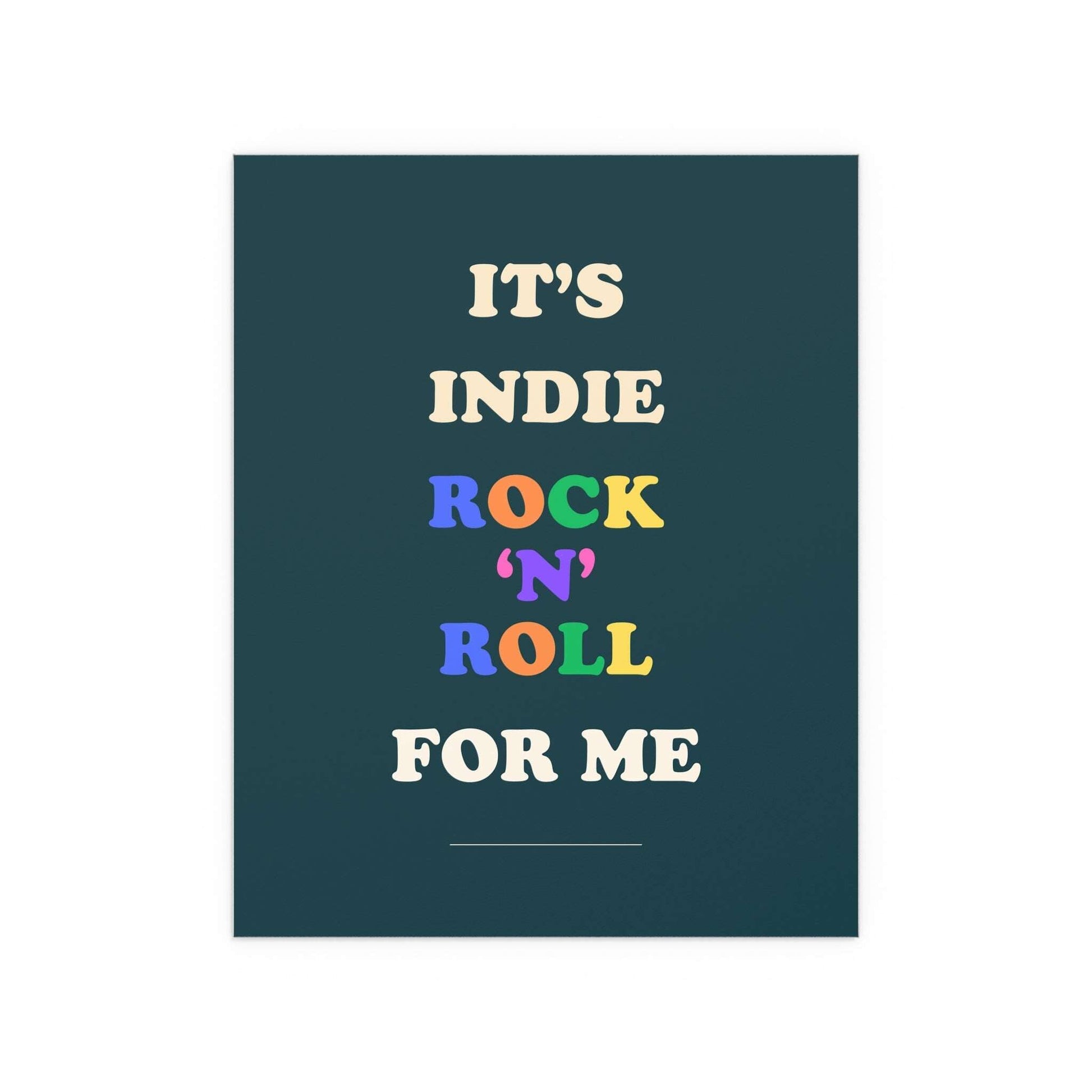 The Killers - Glamorous Indie Rock n Roll (Blue) Glow On Prints