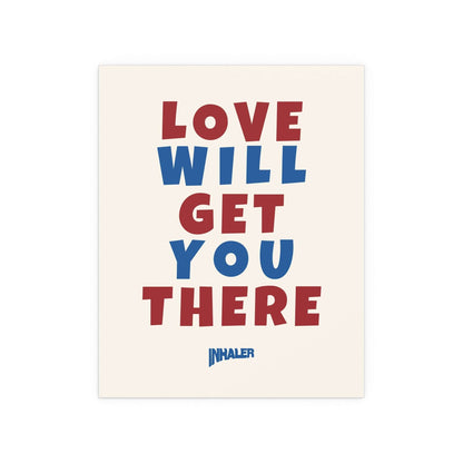 Inhaler - Love Will Get You There (Off-white + Blue + Red) Glow On Prints
