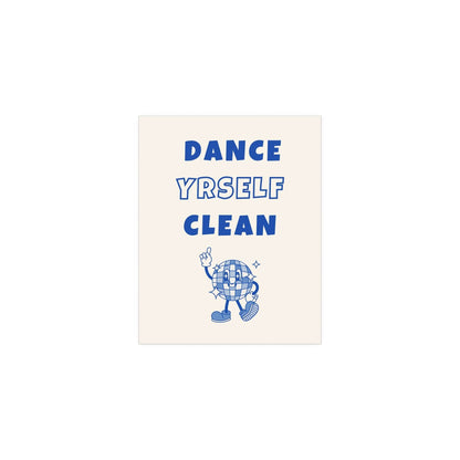 LCD Soundsystem - Dance Yrself Clean (Off-white + Blue) Glow On Prints