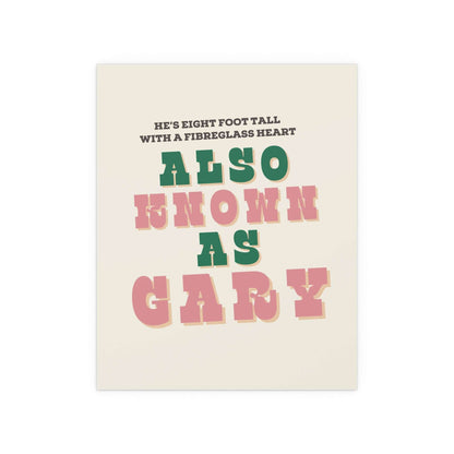 Blossoms - Gary (Off-white + Green + Pink) Glow On Prints