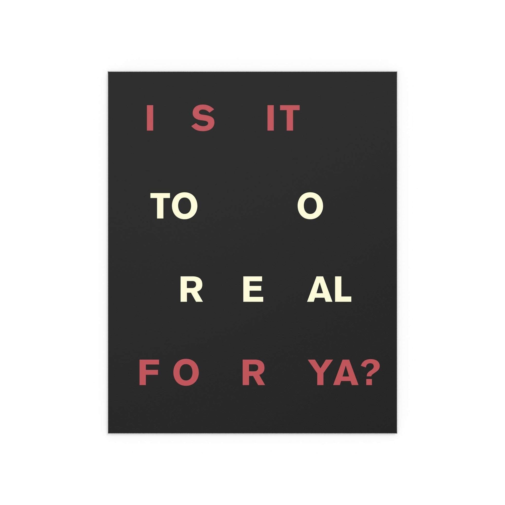 Fontaines DC - Too Real Glow On Prints