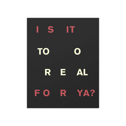 Fontaines DC - Too Real Glow On Prints