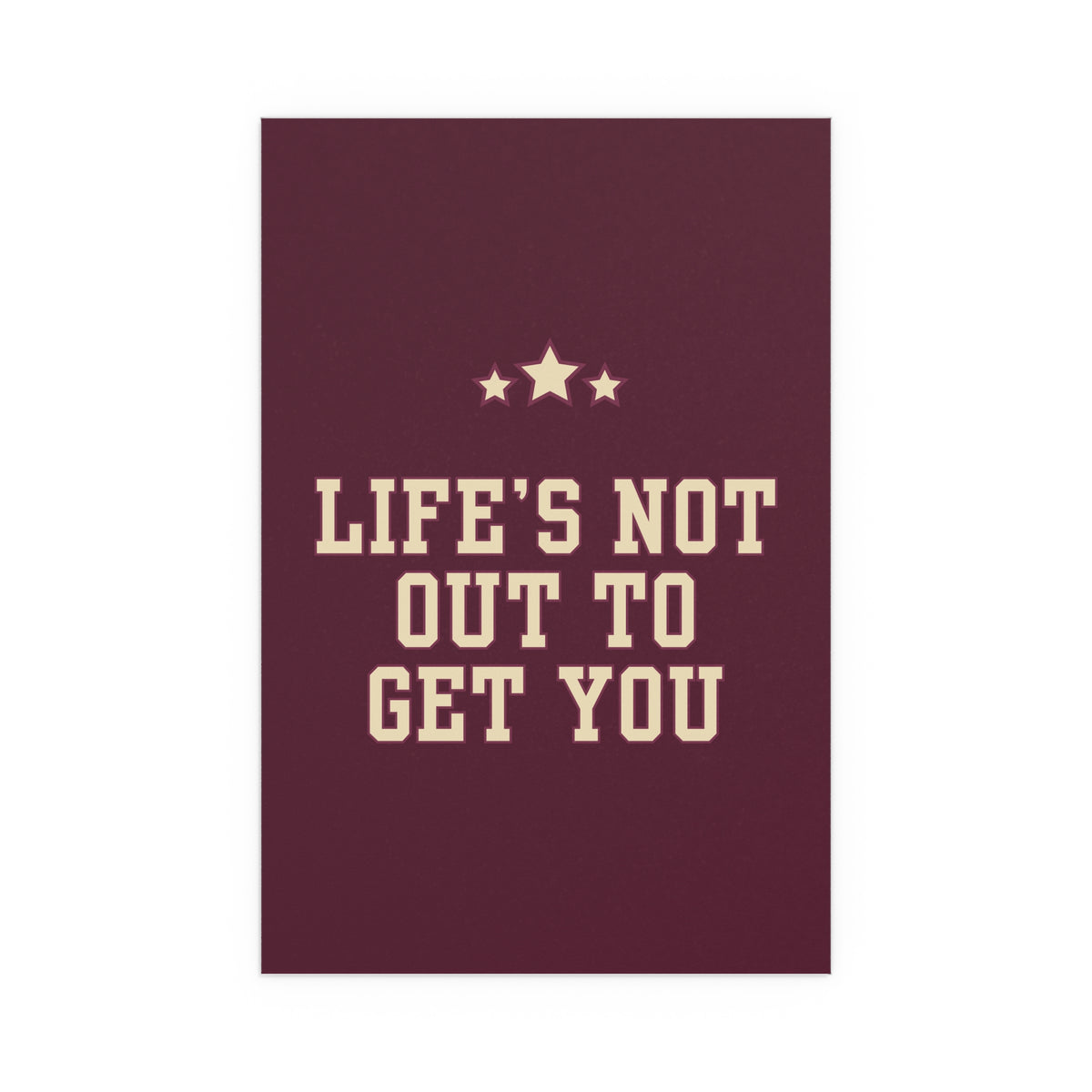 Neck Deep - Life's Not Out To Get You (Burgundy)