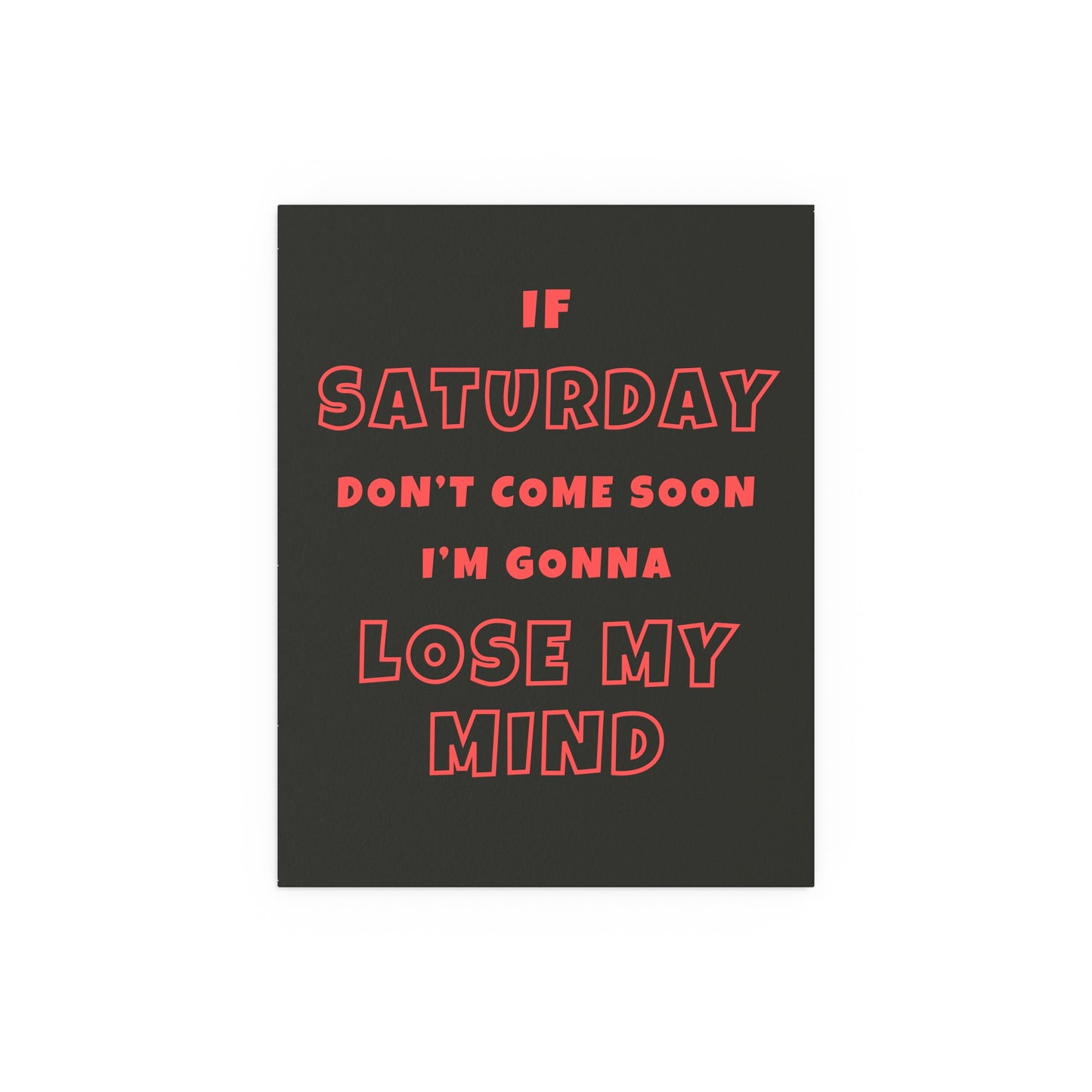 Sam Fender - Saturday (Black + Orange)