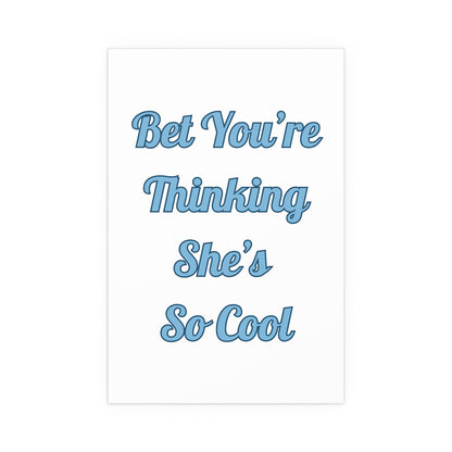 Gracie Abrams - That's So True (White + Blue) Glow On Prints