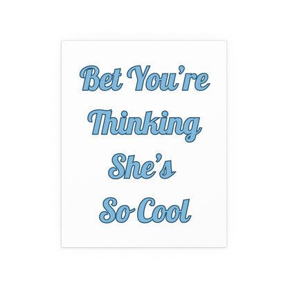 Gracie Abrams - That's So True (White + Blue) Glow On Prints