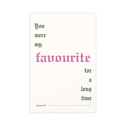 Fontaines DC - Favourite (Off-white + Pink + Green) Glow On Prints