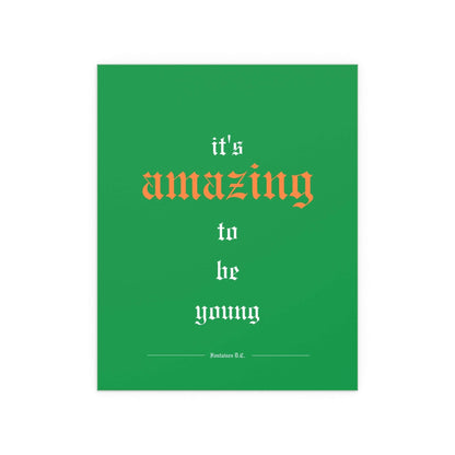 Fontaines DC - It's Amazing To Be Young (Tricolour) Glow On Prints