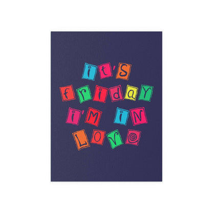 The Cure - Friday I'm In Love (Colourful) Glow On Prints