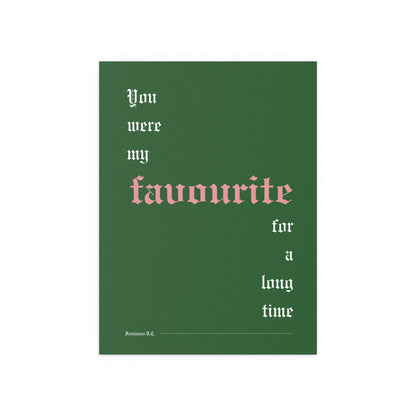 Fontaines DC - Favourite (Green) Glow On Prints