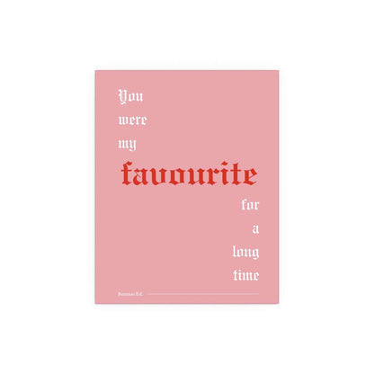 Fontaines DC - Favourite (Pink + White + Red) Glow On Prints