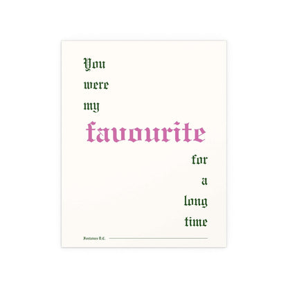Fontaines DC - Favourite (Off-white + Pink + Green) Glow On Prints