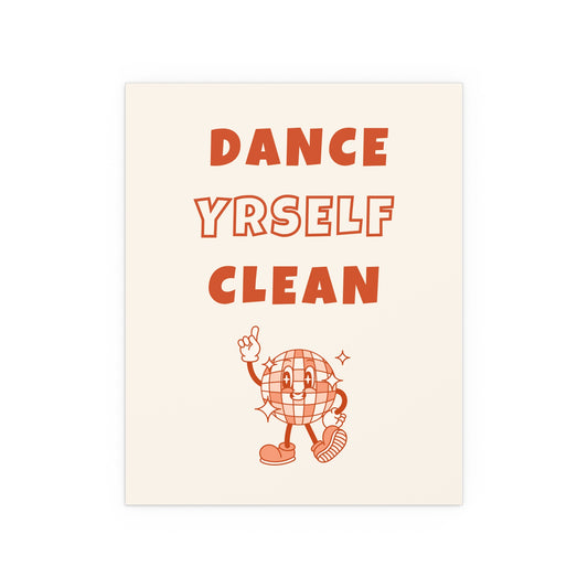 LCD Soundsystem - Dance Yrself Clean (Orange + Off-white)