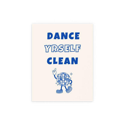 LCD Soundsystem - Dance Yrself Clean (Off-white + Blue) Glow On Prints