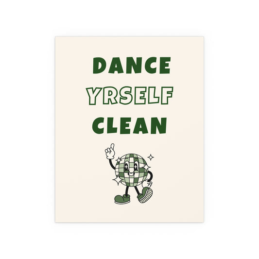LCD Soundsystem - Dance Yrself Clean (Off-white + Green)