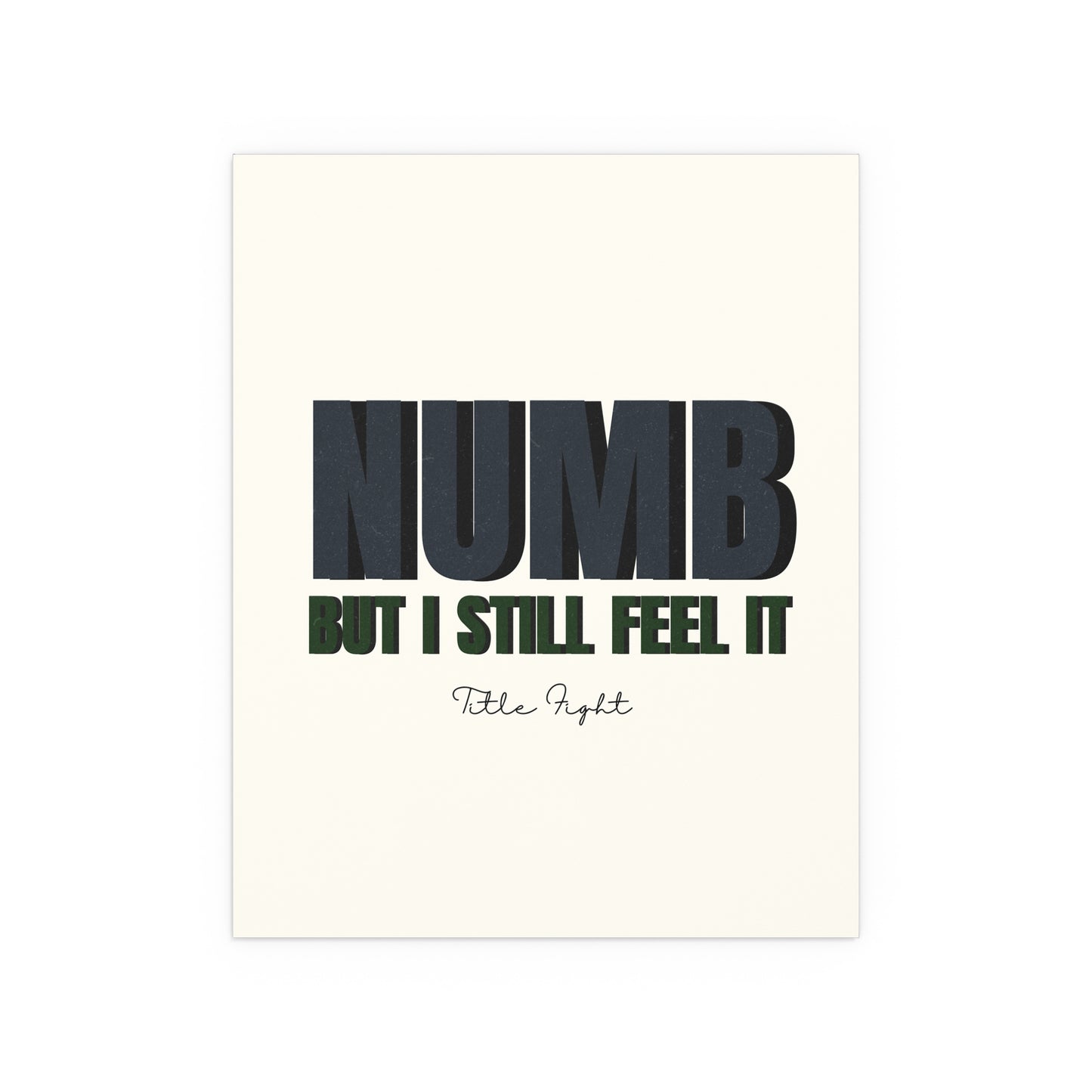 Title Fight - Numb, But I Still Feel It