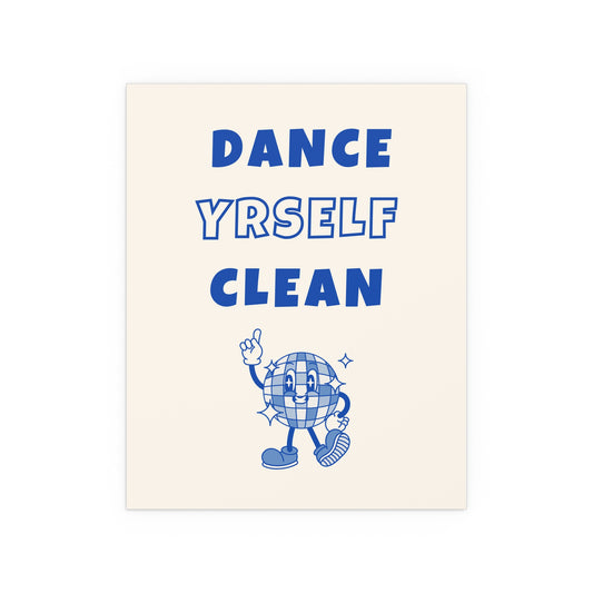 LCD Soundsystem - Dance Yrself Clean (Off-white + Blue)