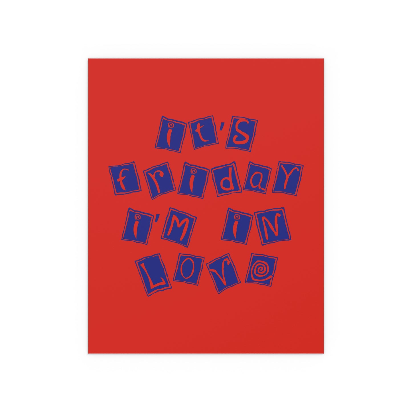 The Cure - Friday I'm In Love (Wish Album Colourway)