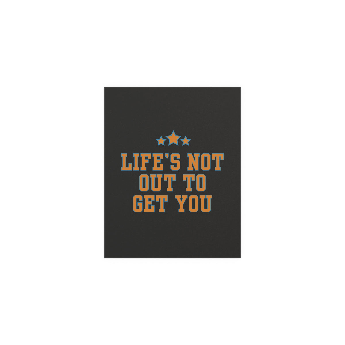 Neck Deep - Life's Not Out To Get You (Black & Orange)