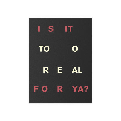 Fontaines DC - Too Real Glow On Prints