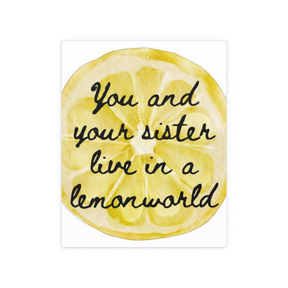 The National - Lemonworld (Yellow) Glow On Prints
