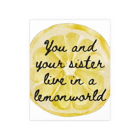 The National - Lemonworld (Yellow)