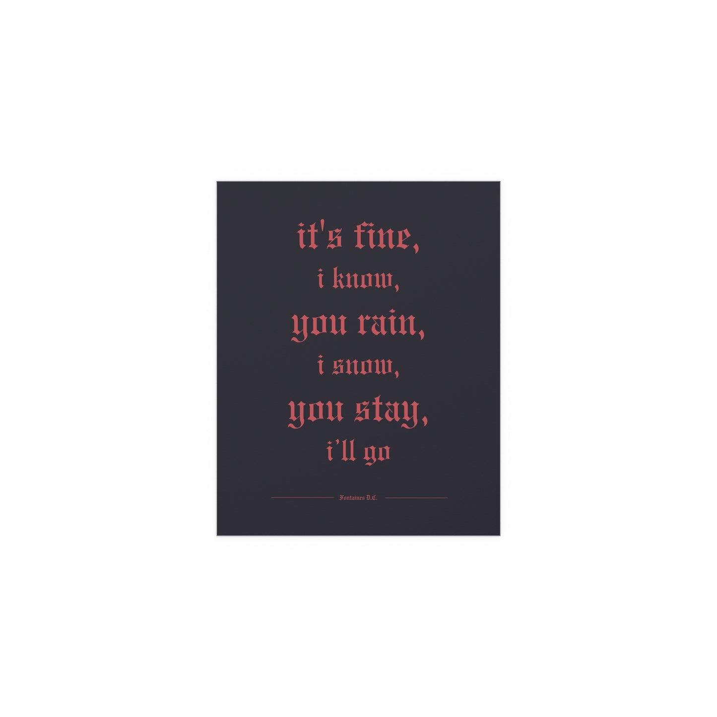 Fontaines DC - Motorcycle Boy