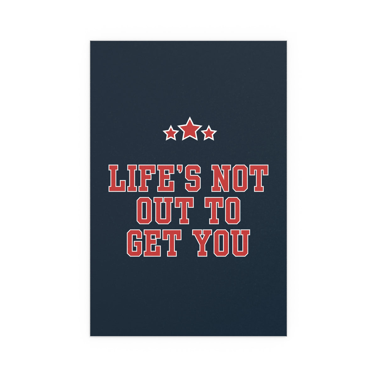 Neck Deep - Life's Not Out To Get You (Navy & Red)