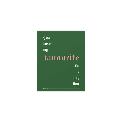 Fontaines DC - Favourite (Green) Glow On Prints