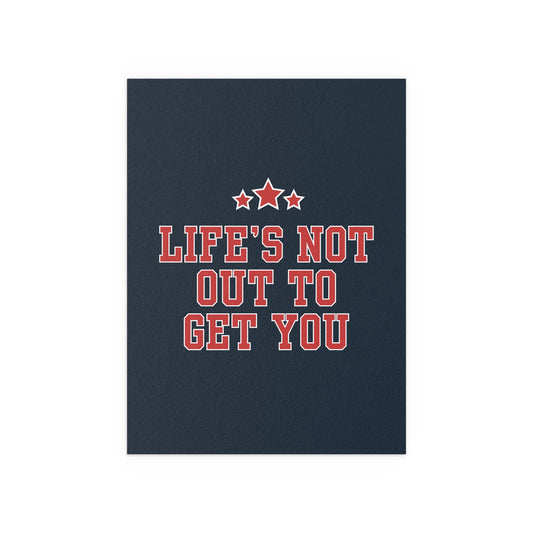 Neck Deep - Life's Not Out To Get You (Navy & Red)
