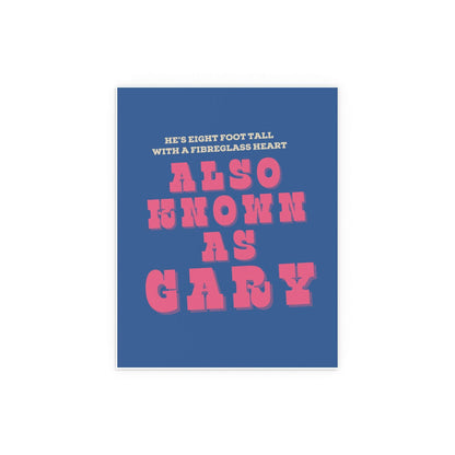 Blossoms - Gary (Blue & Pink) Glow On Prints