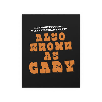 Blossoms - Gary (Black & Orange) Glow On Prints