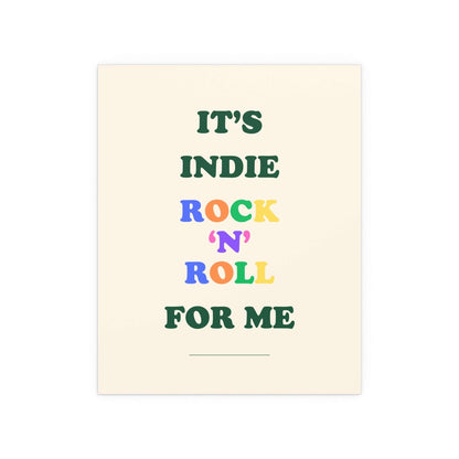 The Killers - Glamorous Indie Rock n Roll (Off-white) Glow On Prints