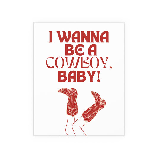 CMAT - I Wanna Be a Cowboy, Baby! (White & Red)