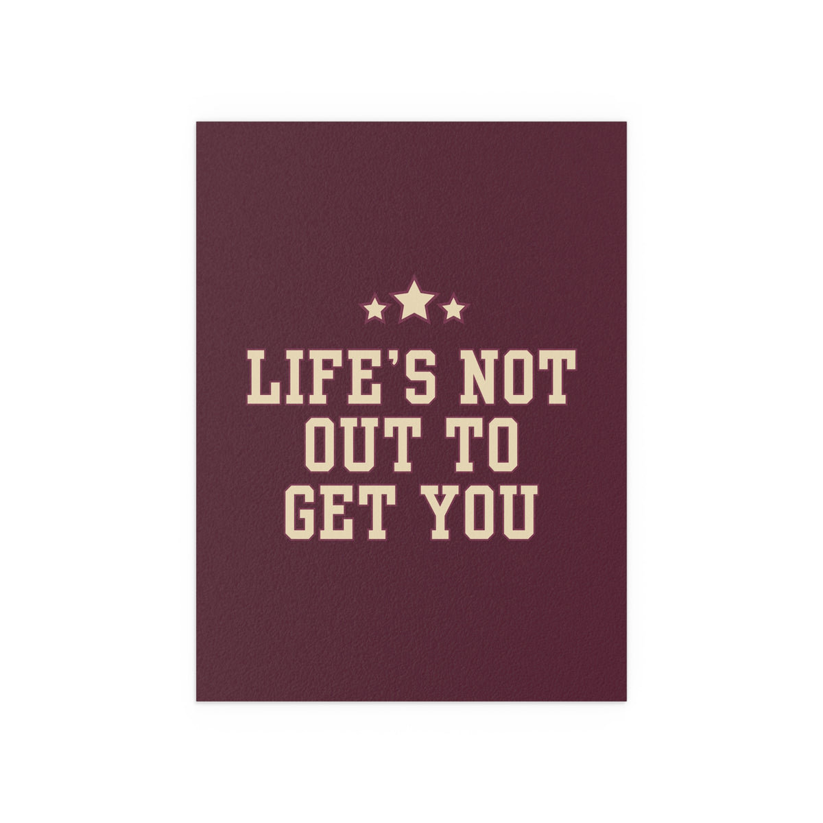 Neck Deep - Life's Not Out To Get You (Burgundy)