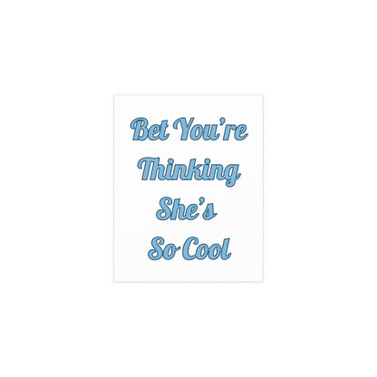Gracie Abrams - That's So True (White + Blue) Glow On Prints